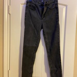 Gap black denim jeans